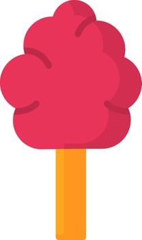Cotton Candy Vector Icon Design