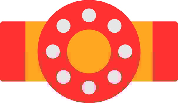 Flange Vector Icon Design