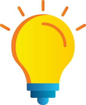 Lightbulb Vector Icon Design