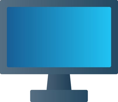 Monitor Screen Vector Icon Design