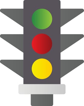 Traffic Signal Vector Icon Design