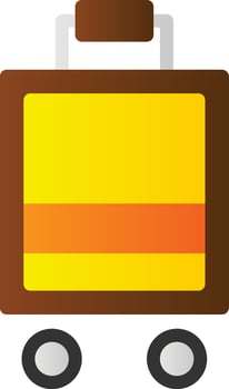 Baggages Vector Icon Design