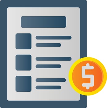 Invoice Vector Icon Design