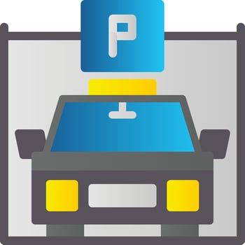 Parking Vector Icon Design