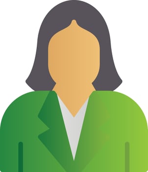 Female Employee Vector Icon Design