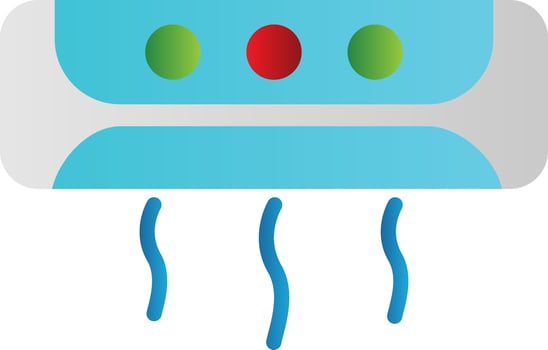Air Conditioner Vector Icon Design