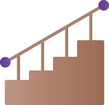 Staircase Vector Icon Design