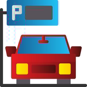 Parking Vector Icon Design