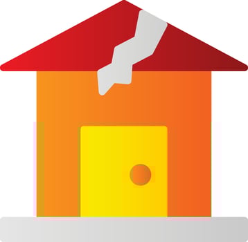 Catastrophe Vector Icon Design