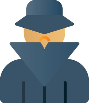 Detective Vector Icon Design
