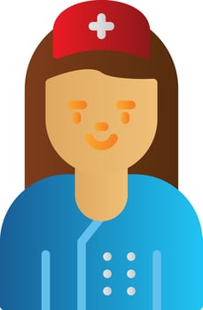 Nurse Vector Icon Design