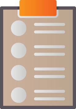 List Vector Icon Design