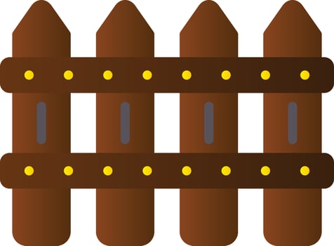 Fence Vector Icon Design