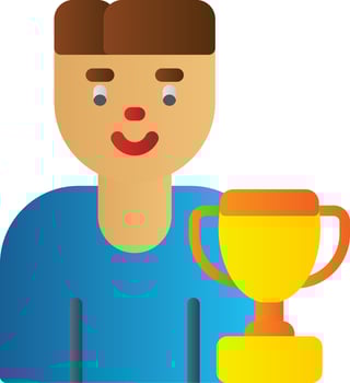 Winner Vector Icon Design