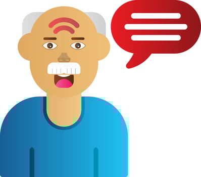 Speech Vector Icon Design