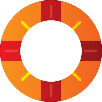 Lifebuoy Vector Icon Design