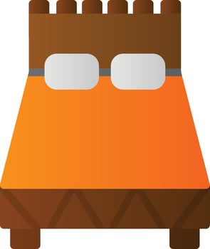 Bed Vector Icon Design