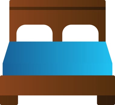 Bed Vector Icon Design