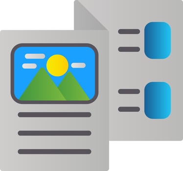 Brochure Vector Icon Design
