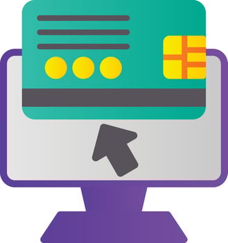 Online Payment Vector Icon Design