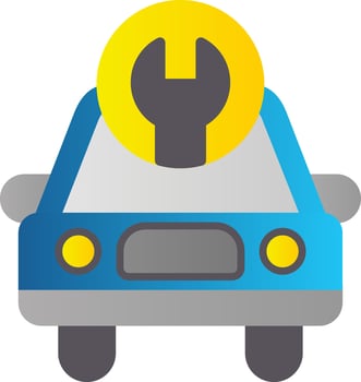 Car Service Vector Icon Design