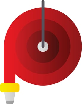 Water Hose Vector Icon Design