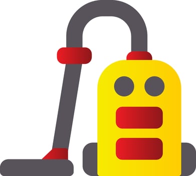 Vacuum Cleaner Vector Icon Design