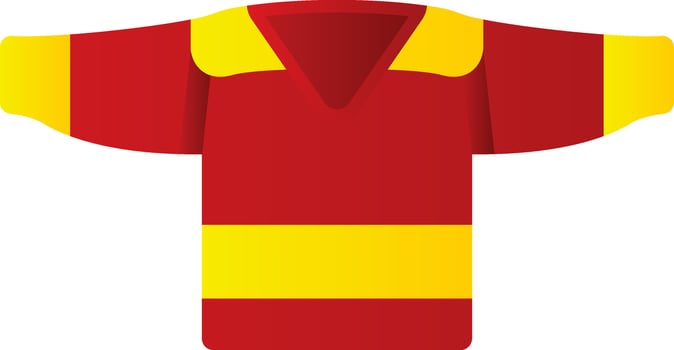 Hockey Jersey Vector Icon Design