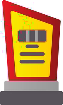 Trophy Vector Icon Design