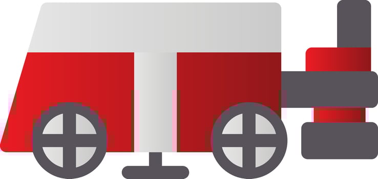 Ice Resurfacer Vector Icon Design