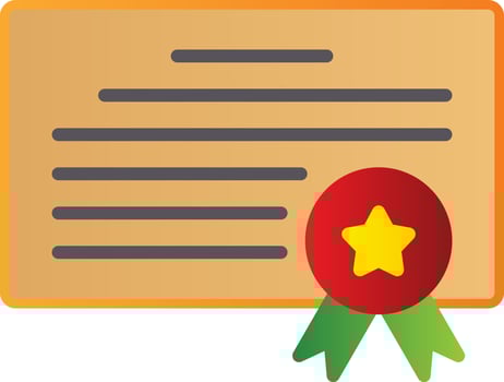 Diploma Vector Icon Design