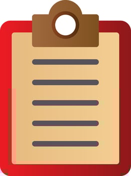 Clipboard Vector Icon Design