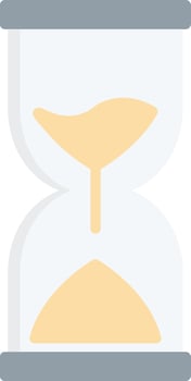 Hourglass Vector Icon Design