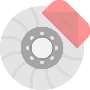 Brake Disc Vector Icon Design