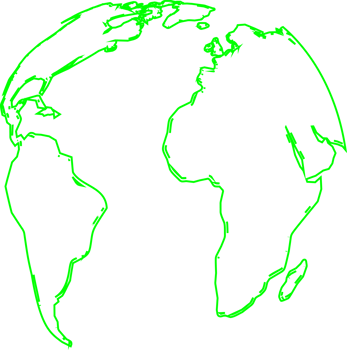 World map global icon abstract graphic design for decoration png