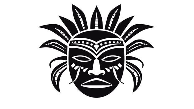 Captivating Indian War Mask Exploring the Rich Heritage and Intricate Designs of this Iconic Battle Artifact vector