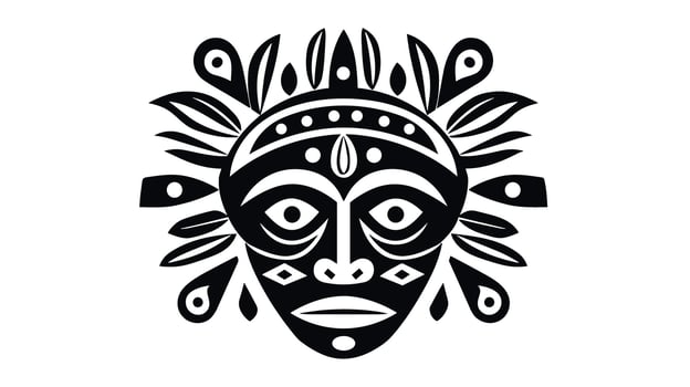 Captivating Indian War Mask Exploring the Rich Heritage and Intricate Designs of this Iconic Battle Artifact vector