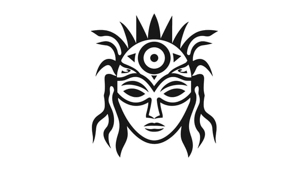 Captivating Indian War Mask Exploring the Rich Heritage and Intricate Designs of this Iconic Battle Artifact vector
