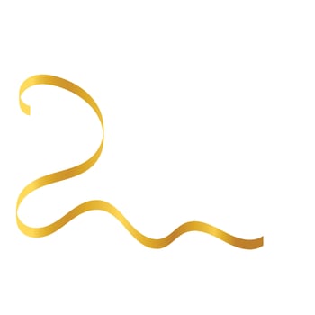Gold Ribbon Illustration vector