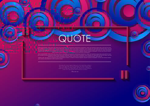 Abstract blue purple grunge circles background vector