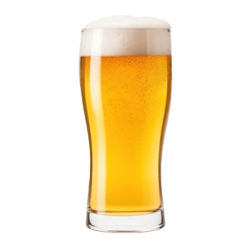 Beer glass isolated. Illustration png