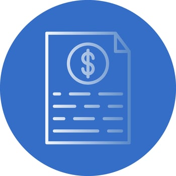 Medical Invoice Vector Icon Design