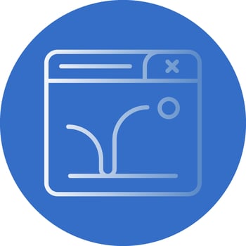 Bounce Rate Vector Icon Design