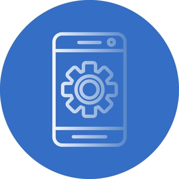 Mobile Phone Vector Icon Design