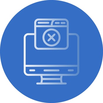 Cancel Vector Icon Design