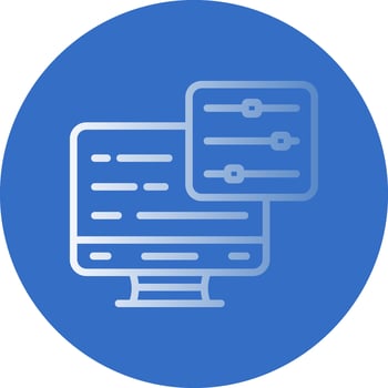 Computer Vector Icon Design