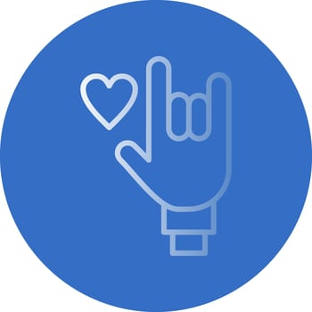 Rock On Vector Icon Design