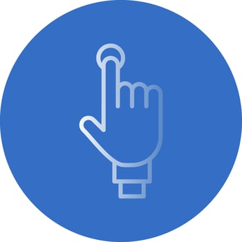 Tap Vector Icon Design