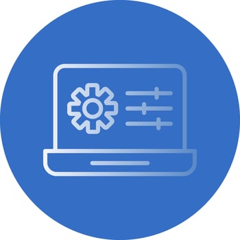 Web Management Vector Icon Design