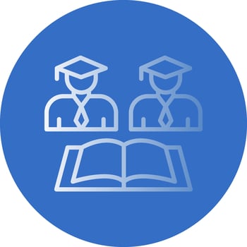 Alumni Vector Icon Design